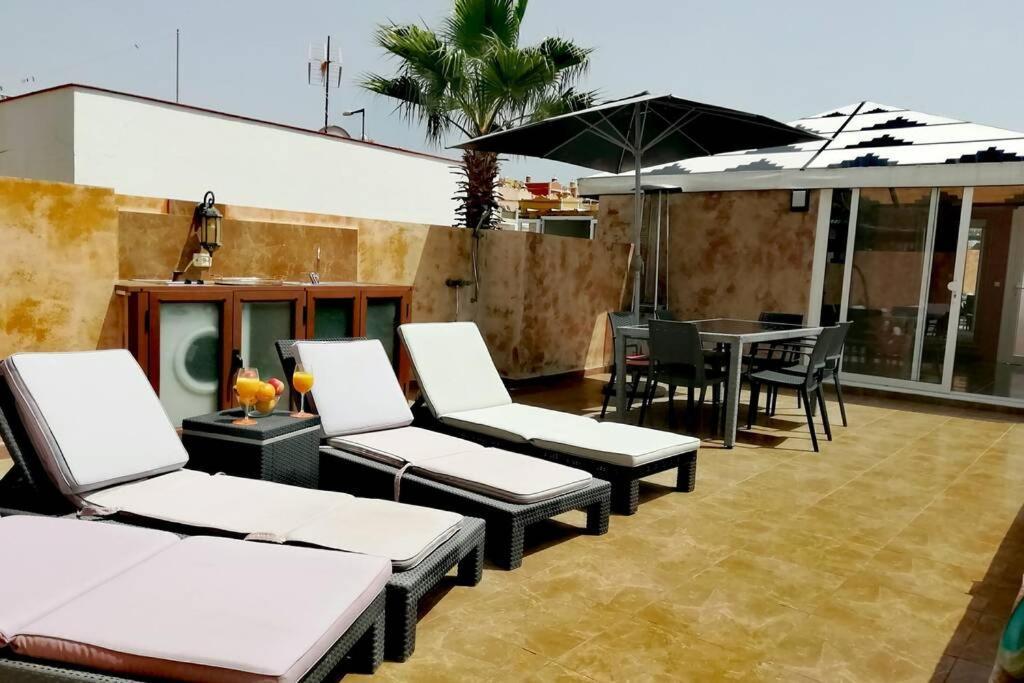 Semi-Detached Villa Sea Views, Huge Terrace, Close Beach Palm-mar Extérieur photo